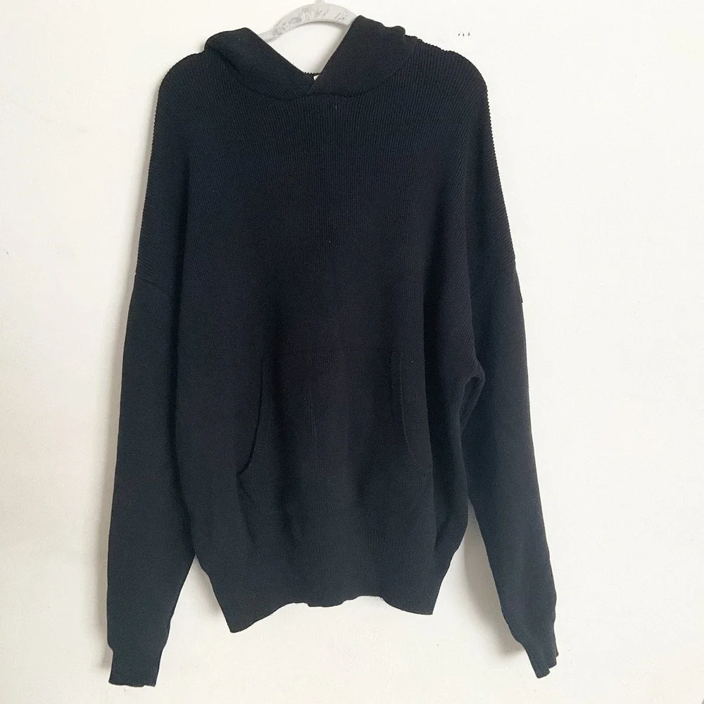 Alo Yoga Scholar Hooded Sweater Black M